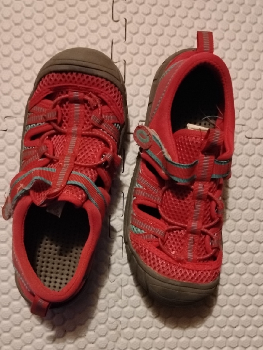 Kids Red Outdoor Water Shoe - Breathable Mesh,#free